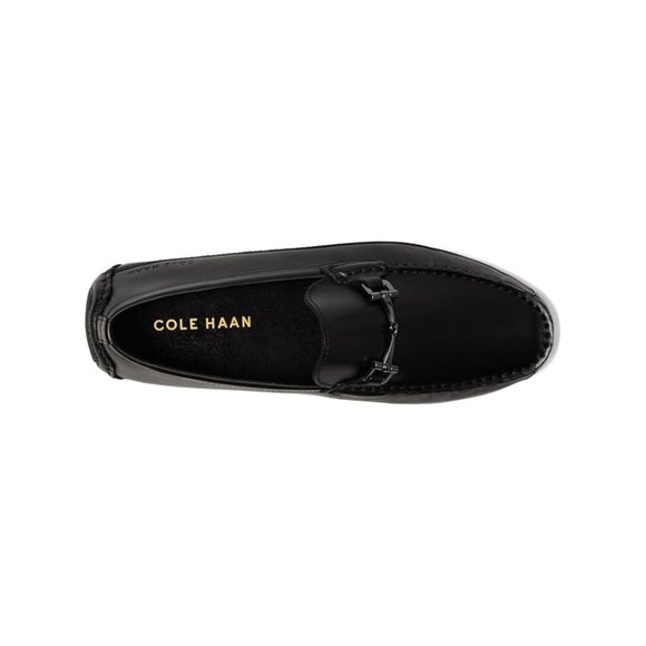 Cole Haan Men\'s Wyatt Bit Driver Leather Shoes - Black